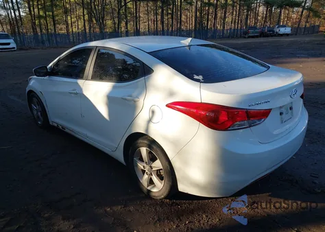 2013 Hyundai Elantra Gls z USA, uszkodzony, nr VIN 5NPDH4AE7DH337799